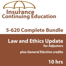 10 hr Law & Ethics + All-Lines Adjusters CE