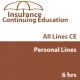 6 hr CE Property and Casualty - Personal Lines